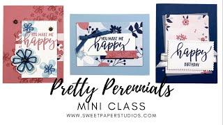 How To Make CUTE Cards with the Pretty Perennials Bundle from Stampin' Up!