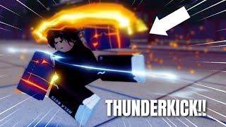 This NEW ULTIMATE SKILL was added to GENOS in Saitama Battlegrounds Roblox...(THUNDERKICK)