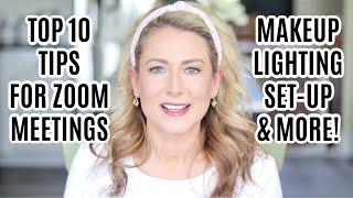 TOP 10 TIPS & TRICKS FOR A ZOOM MEETING | LIGHTING | SET UP | MAKEUP & MORE! | MsGoldgirl