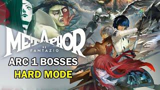 ARC 1 All Boss Fights [Hard Mode] - Metaphor: ReFantazio [メタファー：リファンタジオ]