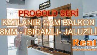 Pro Gold Seri Katlanır Cam Balkon | REAL CAM BALKON ALÜMİNYUM VE AKSESUAR TOPTANCISI