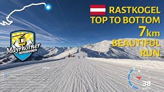 Skiing in Mayrhofen, Austria - Rastkogel Top to Bottom - 4K with GoPro Hero 11