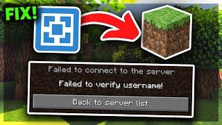 How to Solve Failed to Verify Username in Minecraft Aternos (EASY!)