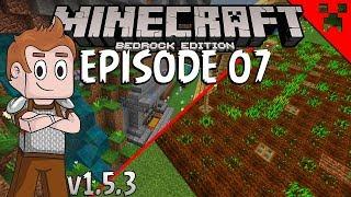 Custom Waterfalls and HUGE Farm / GameFaceZA's World / Minecraft Survival Let's Play / Episode 7