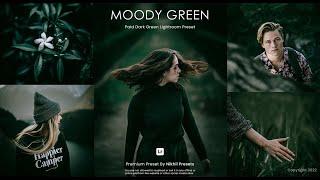 Premium Moody Green Lightroom Preset | Dark Green Preset | DNG, XMP Available