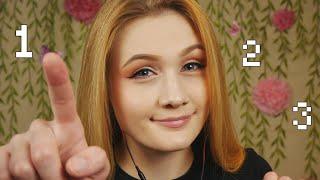 ASMR Counting You To Sleep ( ear blowing, breathy whispers, ear to ear )