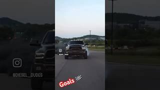 Truck goals! Credit Diesel Dudes  #cummins #dieseltrucks #burnouts #rollcoal #fullsend #hotrod