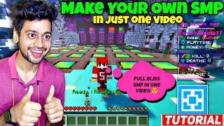 How To Make Your Own SMP Aternos | Making Full Bliss SMP in One Video | Aternos SMP Tutorial