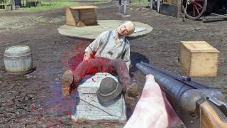[4K] 1st Person Slow Motion Brutal Kills #3 (+Toxic Moonshine) - Red Dead Redemption 2