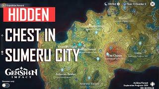 Hidden Chest in Sumeru City You Might Have Missed | Genshin Impact