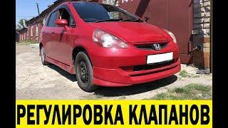 Honda FIT GD1, L13A Регулировка клапанов / Honda FIT GD1, L13A Valve adjustment