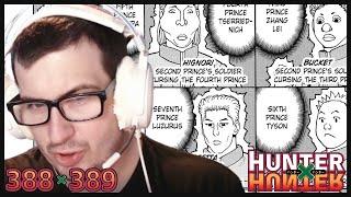 CAMILLA'S SUICIDE SQUAD! HUNTER X HUNTER MANGA CHAPTERS 388-389 REACTION!