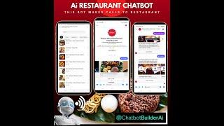 Ai Restaurant ChatBot | Let's Test The Features + Live Order + Live Call To Restaurant and More