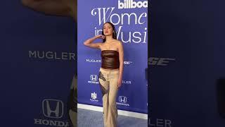 Olivia Rodrigo on the Billboard Women in Music awards red carpet