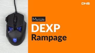 Распаковка мыши DEXP Rampage / Unboxing DEXP Rampage