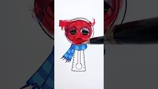 Sprunki OC Mercury Phase 4 wonderful painting art #shorts #art #sprunki