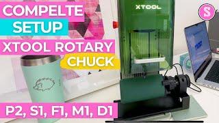 xTool Rotary: Setup for F1, S1, and P2 Laser Engravers (Chuck)