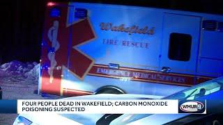 Four people dead in Wakefield; carbon monoxide poisonings suspected