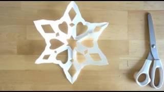 How to make a 6 sided SNOWFLAKE