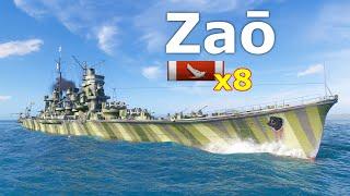 World of WarShips Zaō - 8 Kills 205K Damage