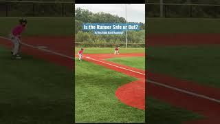 Is the Runner Safe or Out? #baseball #shorts #asheville #ramblers #umpire