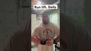Everyday lift. Everyday run. Win the AM or Lunch or the last PM #shorts #runner #lifter