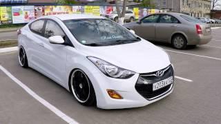 Slammed Hyundai Elantra Avante MD on AME Shallen