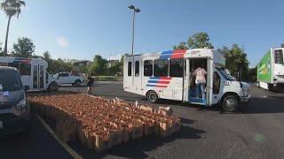 Kroger delivers food to families after neighborhood grocery store destroyed in fire