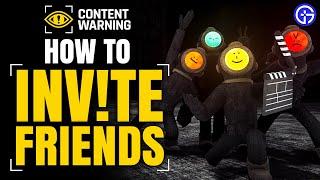 Content Warning: How To Invite, Join and Play Game with Friends (Co-op Multiplayer Guide)