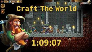 Craft The World Speedrun - Level 1 in 1:09:07