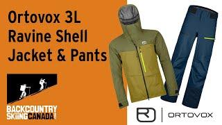 Ortovox 3L Ravine Shell Jacket and Pants