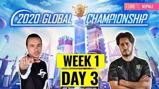 [NEPALI] PMGC 2020 League SW1D3 | Qualcomm | PUBG MOBILE Global Championship | Super Weekend 1 Day 3