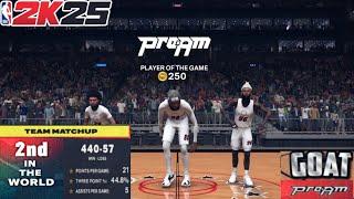 NBA 2K25 Comp Pro-Am "top tier team"