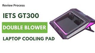 IETS GT300 Double Blower Laptop Cooling Pad