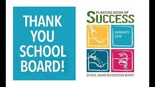 School Board Recognition Slideshow 2019