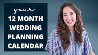WEDDING PLANNING TIMELINE for 12 month Engagement | Full Wedding Planning Calendar Start to Finish!