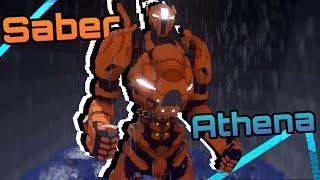SABER ATHENA SHOWCASE (Pacific Rim Uprising) - Roblox Build a Boat