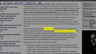 New docs reveal CIA's MKUltra experiments