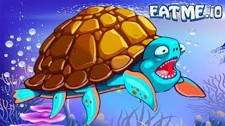 СЪЕШЬ МЕНЯ #5 Открыл ЧЕРЕПАХУ! Рыбная андроид игра для детей EATME.IO похожая на СЛИЗАРИО