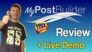 MyPostBuilder Review and Live Demo Stef Grandgi