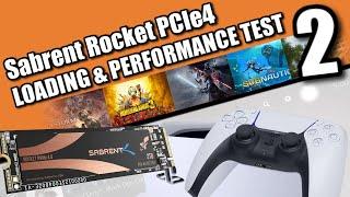 Sabrent Rocket PCIe4 PS5 SSD Test II