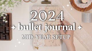  2024 Bullet Journal Mid-Year Setup