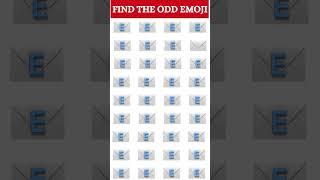 "Can You Find the Odd Emoji? Test Your Attention to Detail! " #emoji