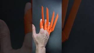 Easy origami wolverine claws tutorial