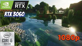 MINECRAFT 1.18.2 : RTX 3060 12GB + I5 10400 FPS TEST WITH SHADERS!