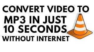 convert video to mp3/audio file without internet in just 10 seconds