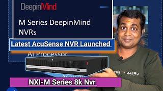 Hikvision Deepinmind Acusense 8k NVR M series launched in india !! Hikvision latest Acusense NVR