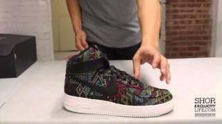 Nike Air Force 1 High QS "BHM" Unboxing Video at Exlcucity