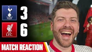 WE ARE TOP AND DESERVE IT!!! | TOTTENHAM 3-6 LIVERPOOL | MAYCH REACTION.