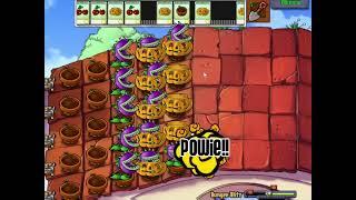 Plants Vs. Zombies: Survival Roof Hard Bungee Blitz Hybrid Mini Game